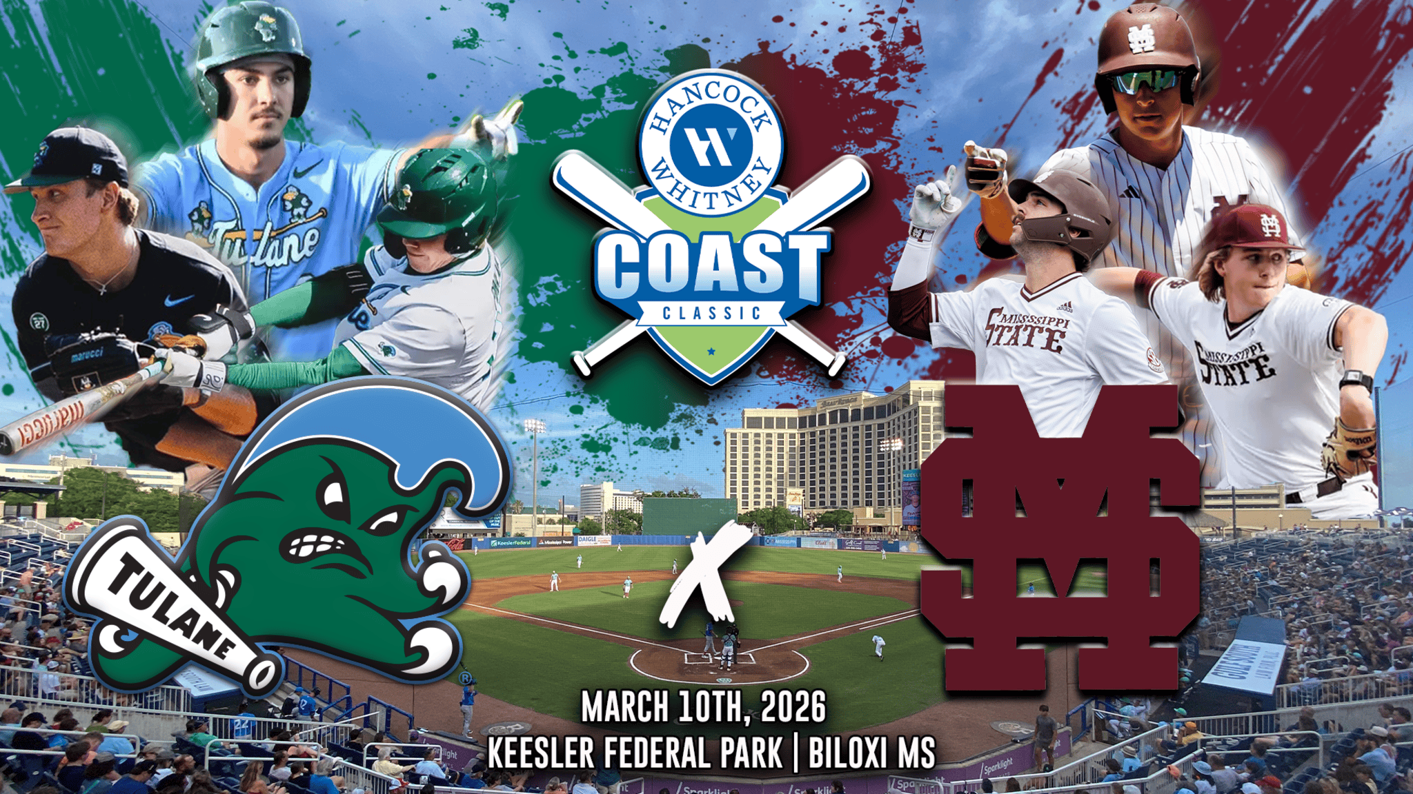 Mississippi State Bulldogs Baseball vs. Tulane University Baseball