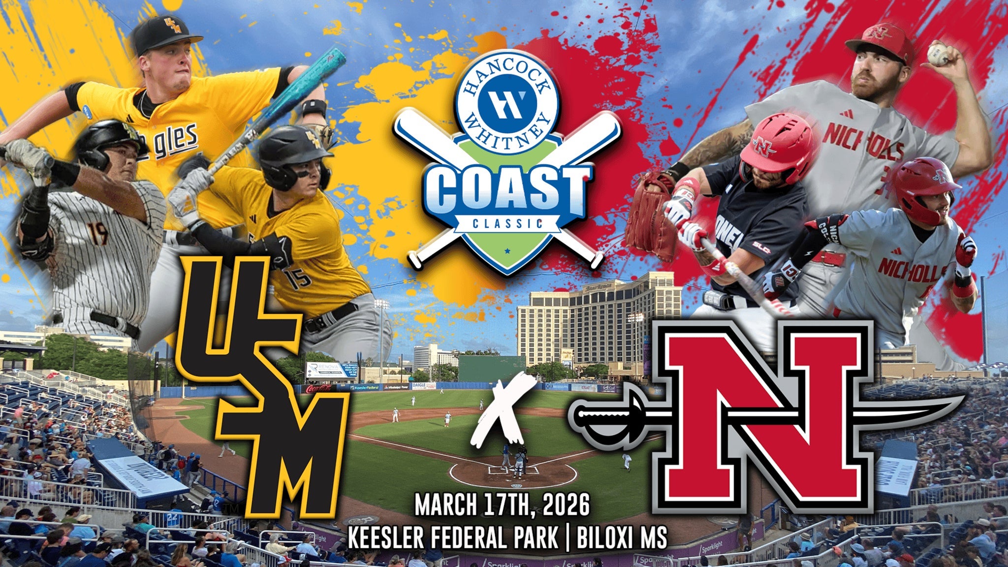 Southern Mississippi Baseball vs. Nicholls State Baseball