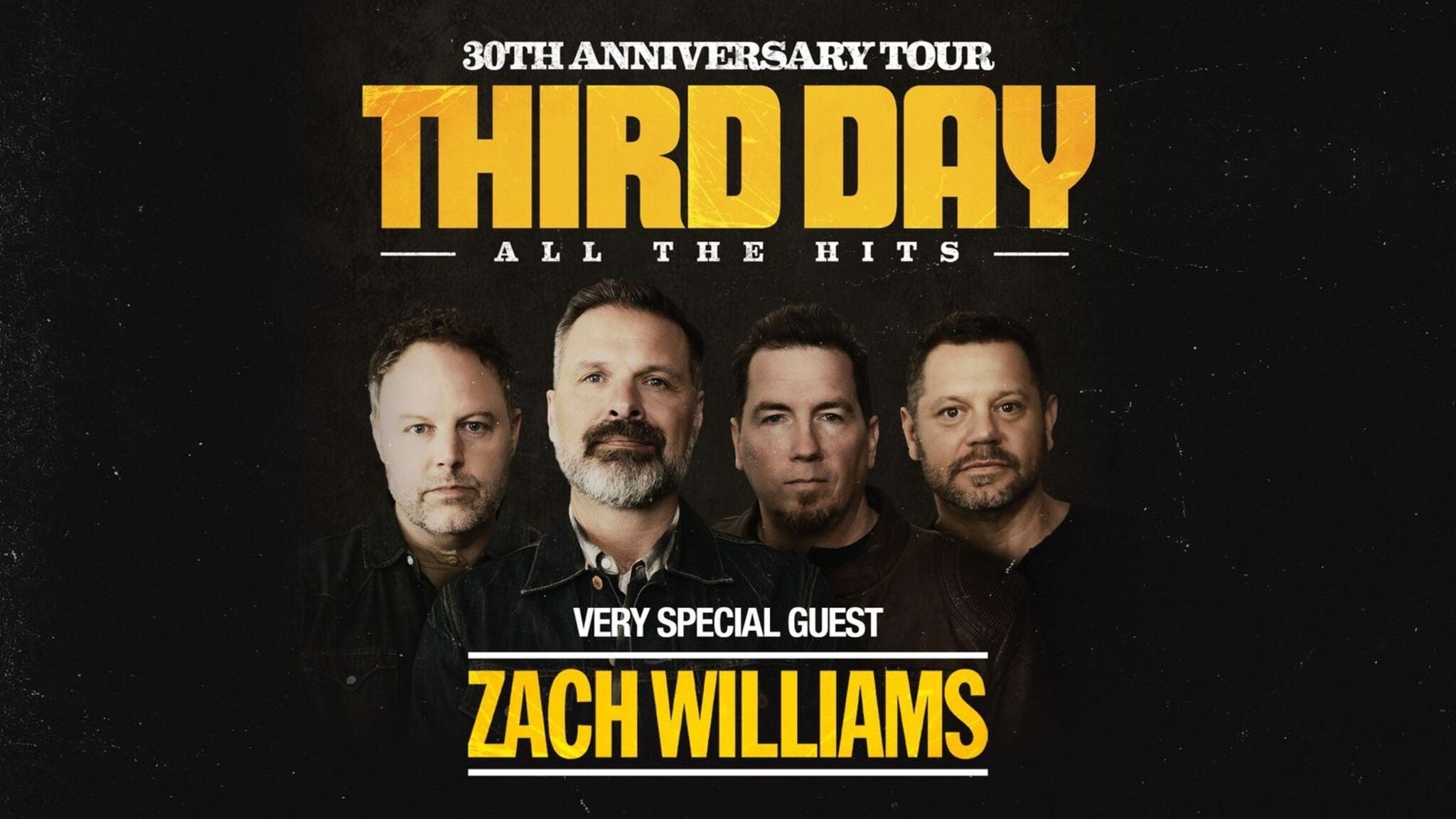 THIRD DAY 30th Anniversary Tour with very special guest Zach Williams 